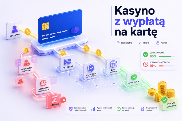 kasyno z wypłatą na kartę